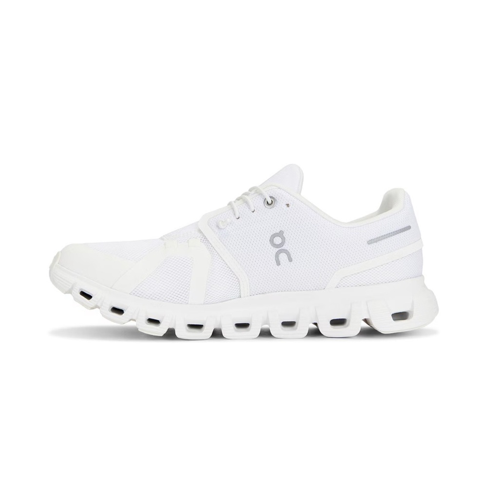 On Running Cloud 6 unique color, White / White athletic Sneakers ☠️Original box - Picture 11 of 12